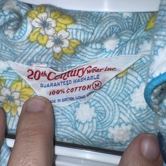 20th Century Wear Flannel Nightgown MED Granny Ruffle Long Sleeve Vintage - Picture 6 of 9